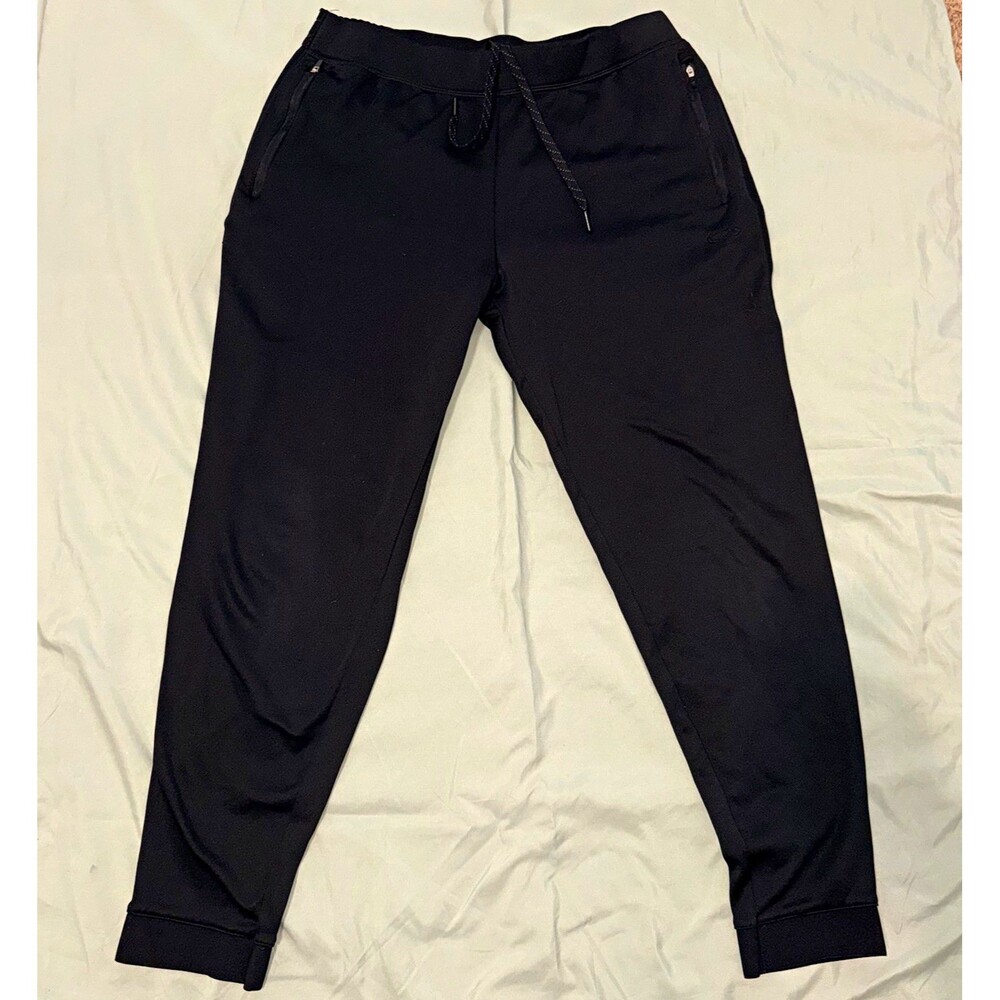 Champion Duo Dry Women’s Black Jogger Pants L Drawstring Zip Pocket Stretch